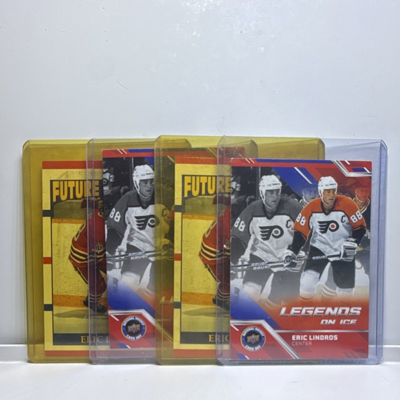 Score Eric Lindros 4-Card Lot 1992-93 Future Superstar #440 + NHCD-25