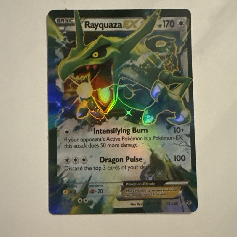 Rayquaza EX 75/108 Roaring Skies Holo