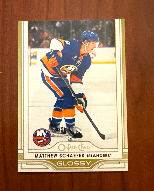 Upper Deck 2025-26 Series 2 Matthew Schäfer RC (Rare Gold) OPC Glossy GOLD OG-28