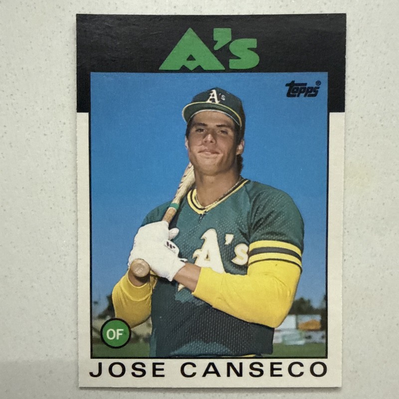 1986 Topps Traded - Jose Canseco #20T (RC)