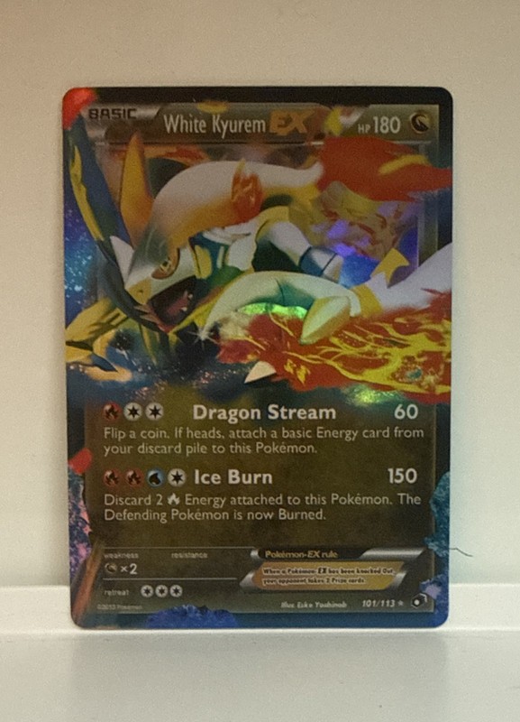 White Kyurem EX 103/149 Boundaries Crossed Holo